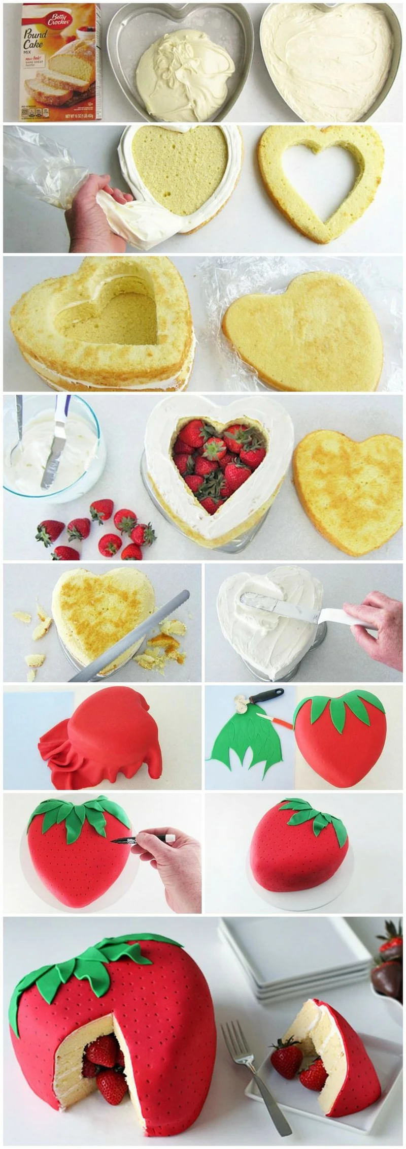 Tort truskawka