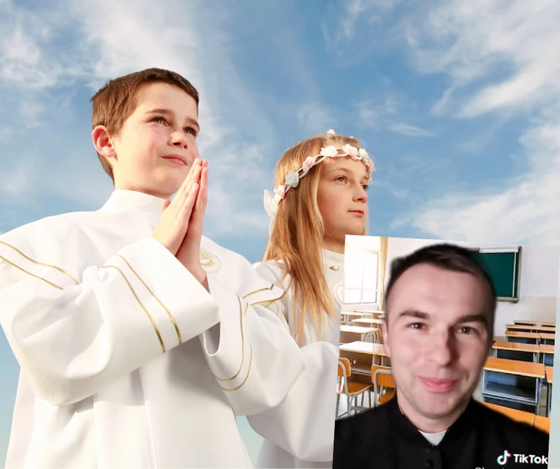 Jaki jest najlepszy prezent na Komunię? Ksiądz odpowiada na TikToku.
