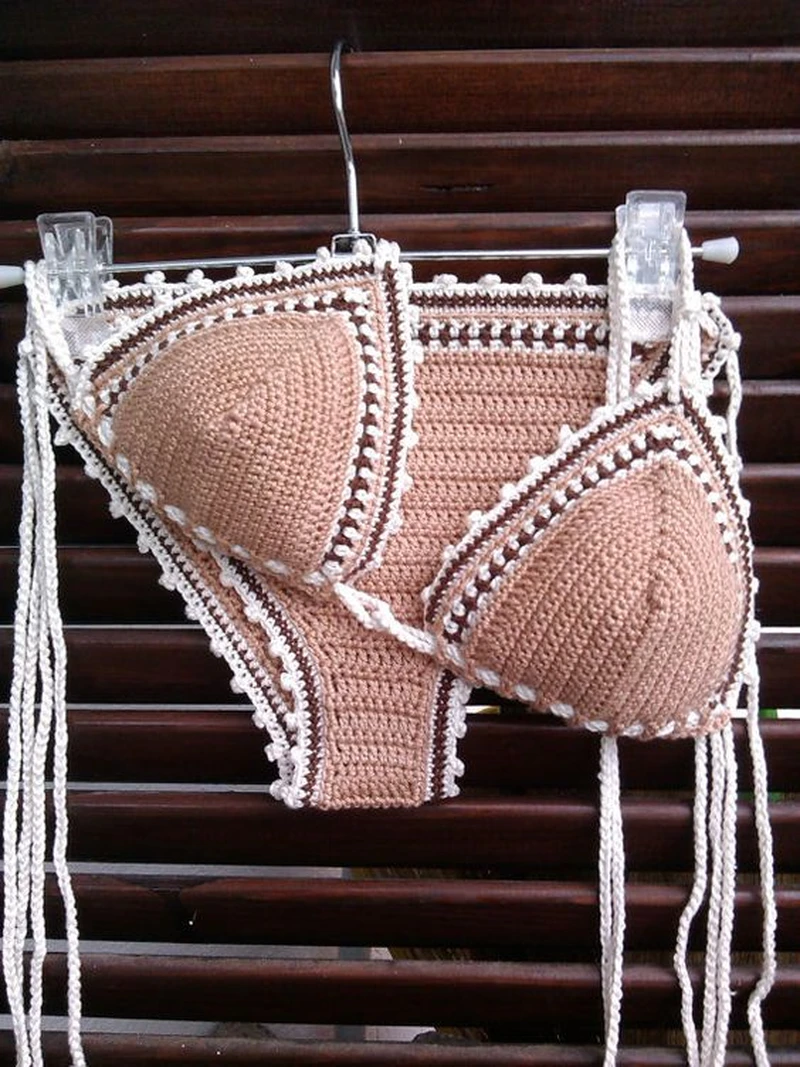 Szydełkowe bikini