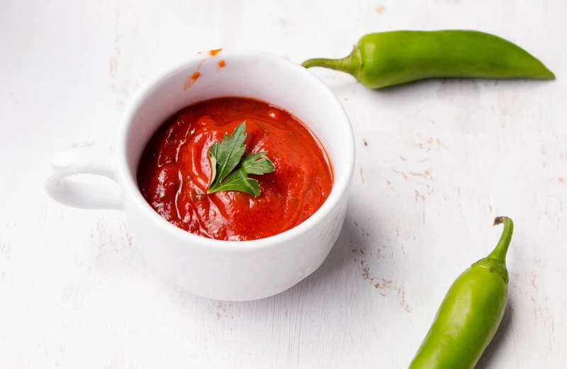 Zdrowy, domowy ketchup z cukinii