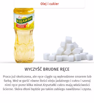 Jak wyczyścić brudne ręce