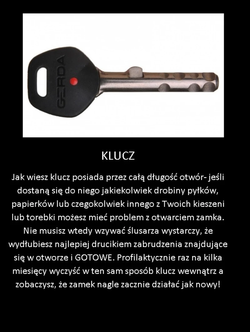 Pamiętaj o tym jeśli masz taki klucz do drzwi