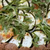 Razowe galette z cukinią i mozzarellą