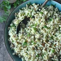 Bulgur z ziołami, słonecznikiem i chili