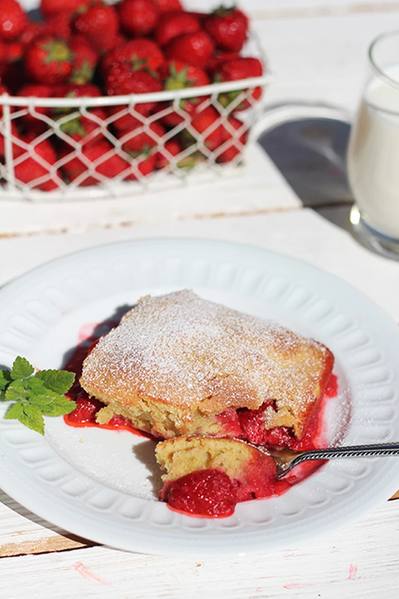 Pudding truskawkowy