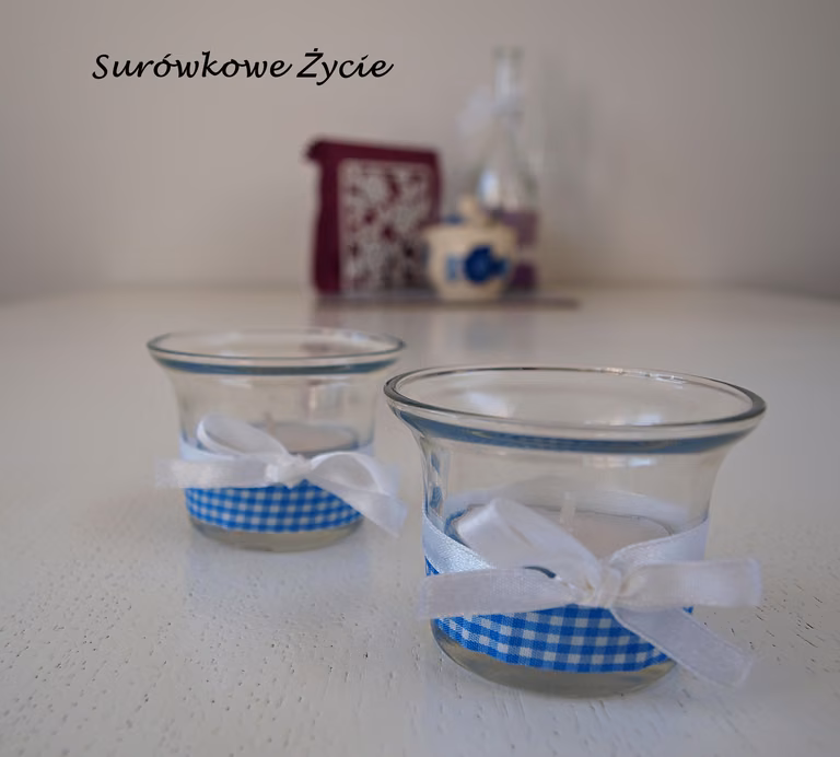 Ozdabiamy świeczniki na tealight'y