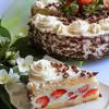 Tort truskawkowy na Dzień Matki