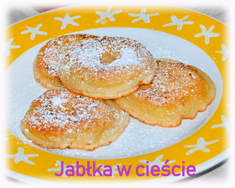 Jabłka smażone w cieście