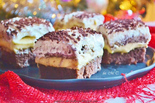 Ciasto kapitańskie z ajerkoniakiem