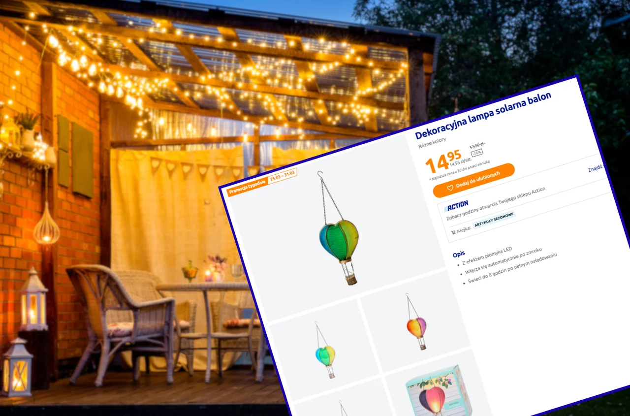 Ta lampka z Action za 14 zł zrobi klimat jak z bajki! Uroczy balonik- bez kabla i prądu, a efekt płomyka zachwyca