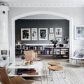 Salon w stylu skandynawskim