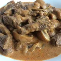Boeuf Strogonow