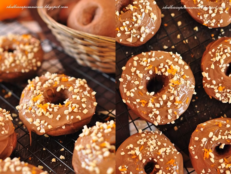 PIECZONE PĄCZKI CZEKOLADOWE