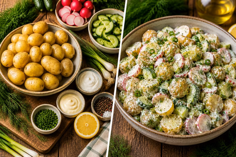 Wystarczy kilka prostych składników. Ta sałatka z młodych ziemniaków podbiła moje letnie menu!