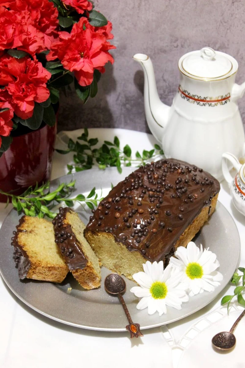 Waniliowa babka łyżką mieszana