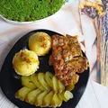Żeberka w sosie własnym z sokiem z ogórków kiszonych
