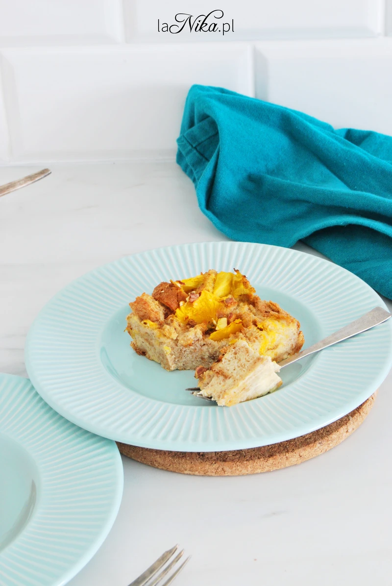 Pudding chlebowy z mango