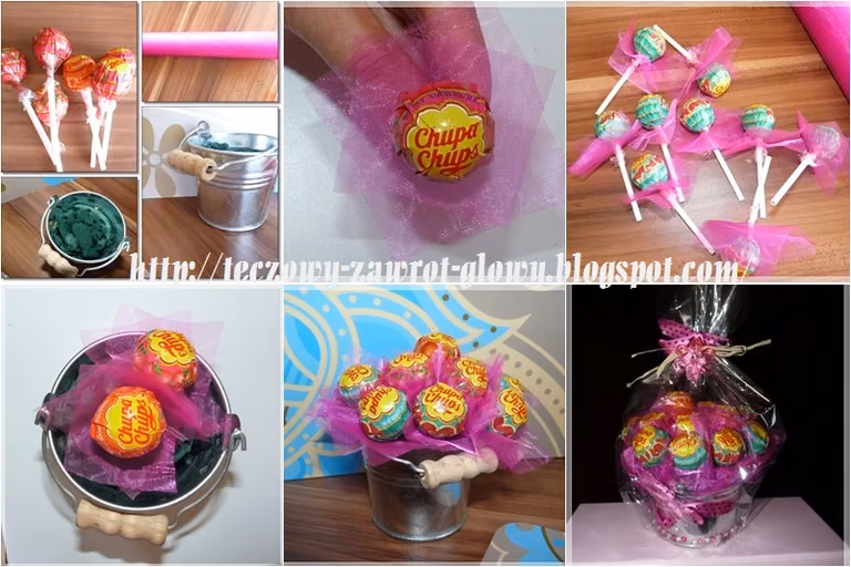 bukiet z Chupa Chups