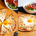Śniadaniowa pizza z tortilli (6 składników)