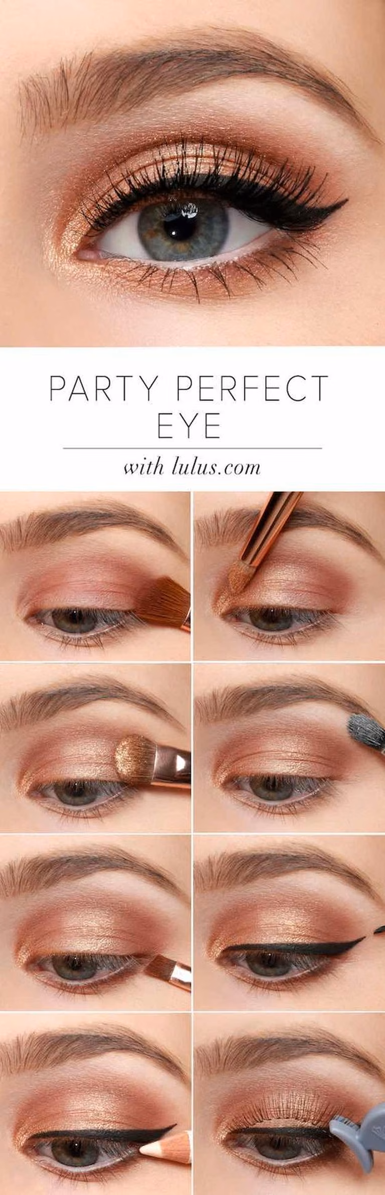 Imprezowy make up