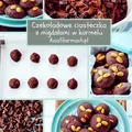 Ciasteczka czekoladowe z migdałami w karmelu
