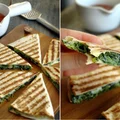 Quesadilla ze szpinakiem