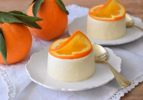 Pomarańczowa panna cotta