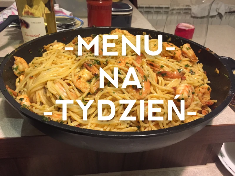 Menu na tydzień - ryby i owoce morza
