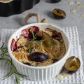 Crumble ze śliwkami i gruszką