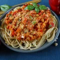 Spaghetti z ciecierzycą