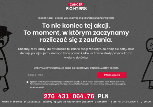 Co dalej z milionami ze zbiórki Łatwoganga? Fundacja ujawnia plan działania