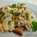 Risotto z pieczarkami