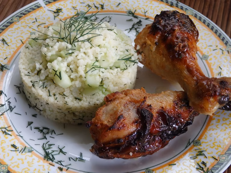 Pieczony kurczak marynowany jogurcie