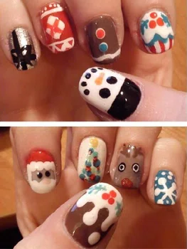 Paznokcie - świąteczna wersja