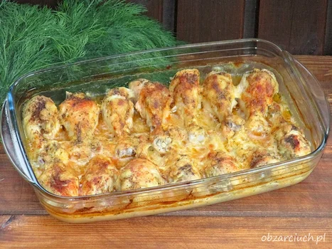 Kurczak w sosie chrzanowym