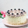 Tort Biały Michałek Z Żelką Borówkową