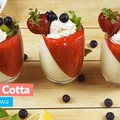 Truskawkowa panna cotta