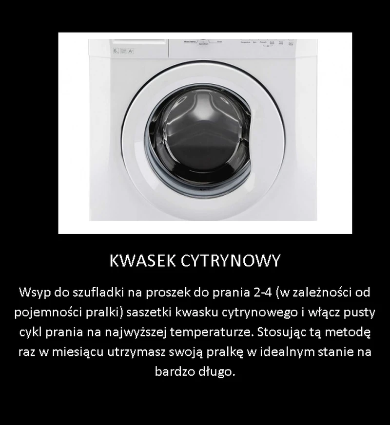 Super trik na odkamienienie pralki