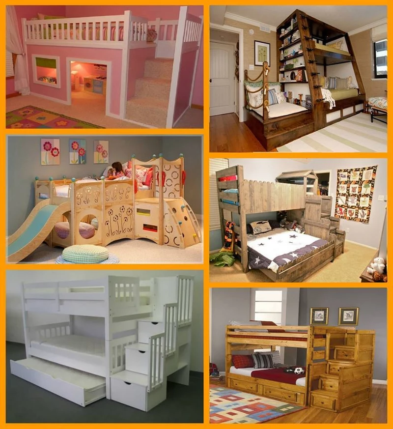 Łóżko w pokoju dziecięcym