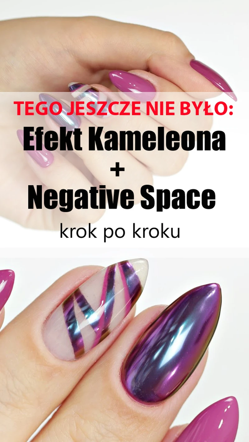 TEGO JESZCZE NIE BYŁO: Efekt Kameleona + Negative Space Krok po Kroku