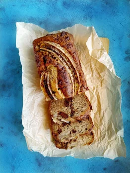 Chlebek bananowy z czekoladą