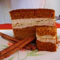 Piernik herbaciany z masą mascarpone cynamonową