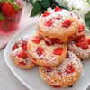 Scones z truskawkami i ricottą