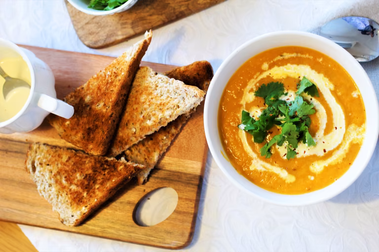 Carrot & coriander soup recipe / zupa z marchewki i kolendry