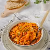 Bigos z młodej kapusty z kiełbasą
