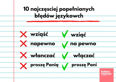 TOP 10 najczęstszych błędów językowych popełnianych w Internecie