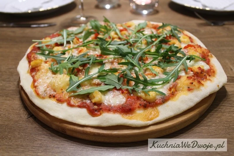 Pizza z krewetkami