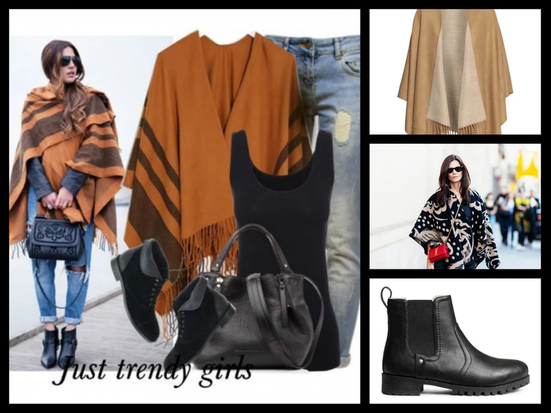 Najmodniejszy element jesiennej garderoby – poncho. Jak je nosić?