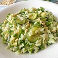 Risotto z cukinią i pietruszkowym pesto