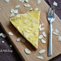 Tarta na spodzie orzechowym z cytrynowym kremem z serków Bieluch